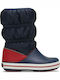 Puff Anatomische Kinder-Schneestiefel Marineblau