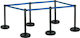 Next Systems Safety Barrier Post Blue Set with ...