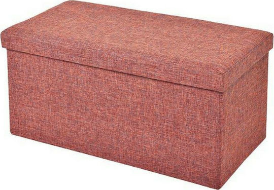 Bankhocker Mit Stauraum Orange 76x38x36cm Bankhocker Mit Stauraum Orange 76x38x36cm
