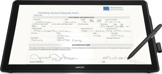 Wacom DTH-2452 Stylus pen with Display FHD 23.8"