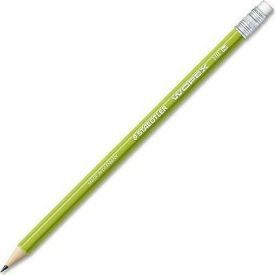 Staedtler Wopex Pencil HB with Eraser Green