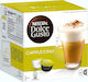 Nescafe Capsules Cappuccino Compatible with Machine Dolce Gusto 16caps,tobolek