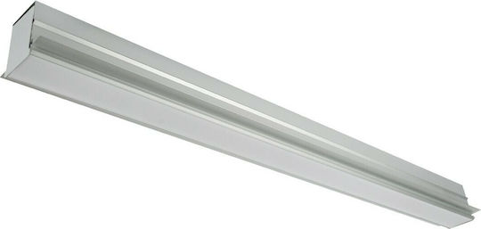 VK Lighting LED Линейно Осветително Тяло Стена 31W Неутрално Бяло IP20 М141xВ6.5см