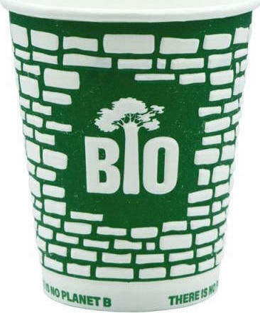 Tessera Brick Wall Pahar biodegradabil de unică folosință Hârtie Perete Dublu Multicolor 240ml 25buc