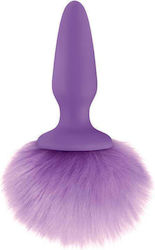 Ns Novelties Bunny Tails Anal Plug Purple 17cm