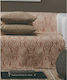 Kentia Vienna Ριχτάρι Τετραθέσιου Καναπέ 180x340εκ. 18 Ecru - Salmone Pink