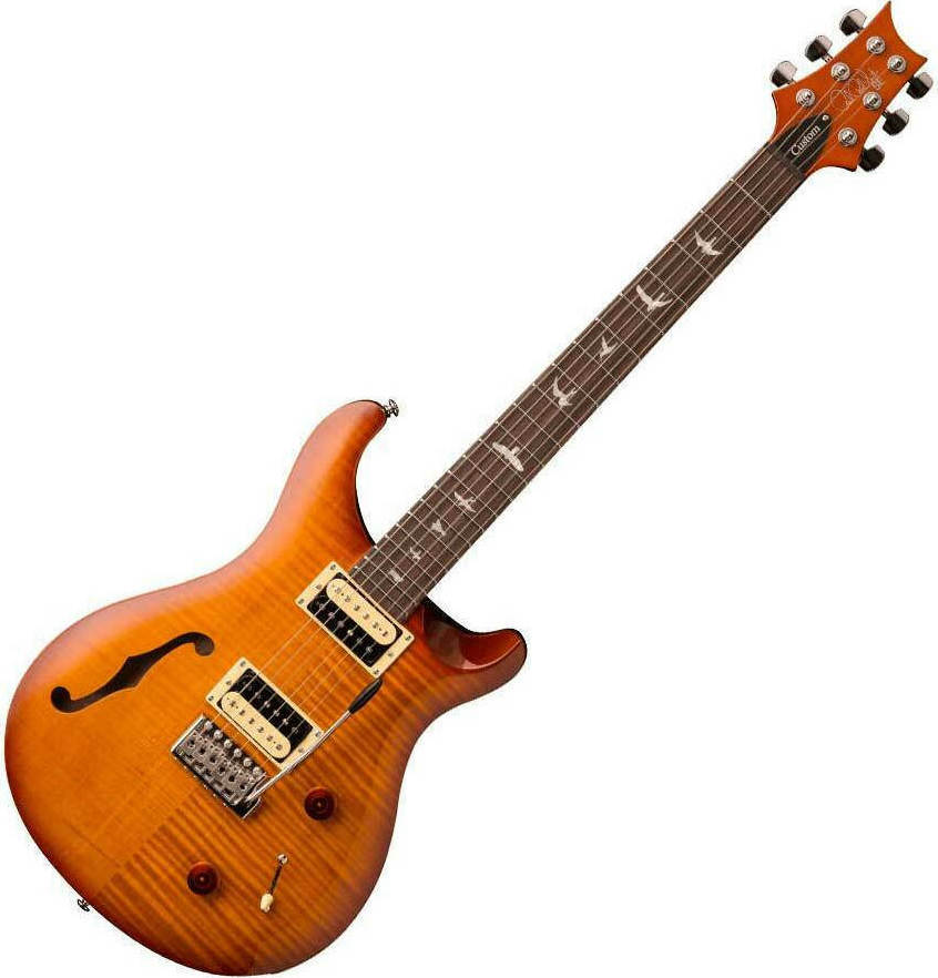 PRS Guitars SE Custom 22 Semi Hollow Vintage Sunburst with Tremolo