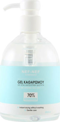 Nef-Nef Homeware Gel Καθαρισμού με Ήπια Αντισηπτική Ιδιότητα 70% 500ml