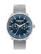 Kenneth Cole New York Uhr Batterie mit Silber Metallarmband