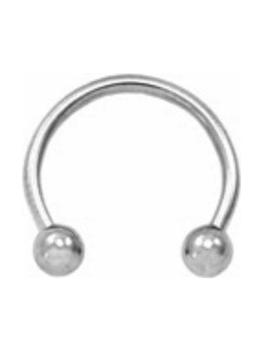 8 mm steel ring, surgical steel