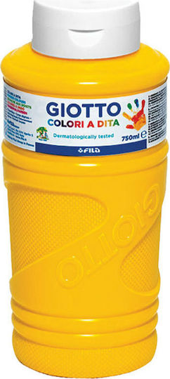 Giotto Colori a Dita Пръстови бои Жълт 750мл 000536002