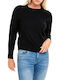 Women's Long Sleeve Sweater Black