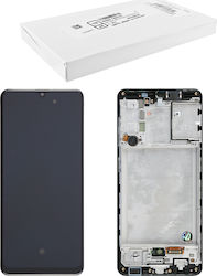 Samsung Οθόνη με Πλαίσιο για Galaxy A31 (Μαύρο)