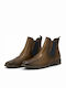 Marco Tozzi Leather Women's Ankle Boots Tabac Brown