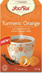 Yogi Tea Turmeric Orange Μείγμα Βοτάνων Βιολογικό 17 Φακελάκια 34gr Yogi Tea Turmeric Orange Μείγμα Βοτάνων Βιολογικό 17 Φακελάκια 34gr