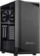 Silverstone Seta A1 Midi Tower Κουτί Υπολογιστή Μαύρο