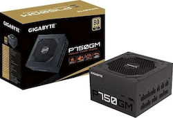 Gigabyte GP-P750GM 750W Μαύρο Τροφοδοτικό Υπολογιστή Full Modular 80 Plus Gold