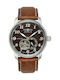 Zeppelin Graf Watch Automatic with Brown Leather Strap