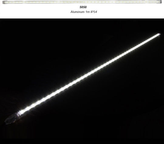 Adeleq LED Γραμμικό Φωτιστικό Οροφής 11W Ψυχρό Λευκό IP54 Μ100xY1.1εκ.