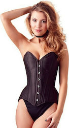 Cottelli Collection Corset with Integrated Bones Black