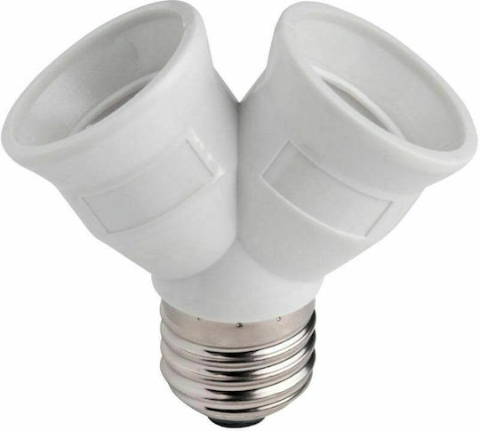 Vivalux Socket Extension for Socket E27 in White color Set 1pcs VIV004417