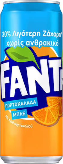 Fanta Albastru Suc de portocale Fără carbonatare în Cutie 330ml