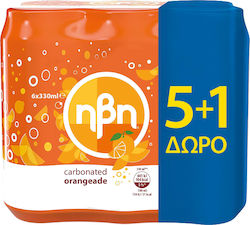 Ήβη Πορτοκαλάδα με Ανθρακικό 6x330ml Ήβη Πορτοκαλάδα με Ανθρακικό 6x330ml