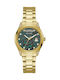 Guess Aura Uhr mit Gold Metallarmband