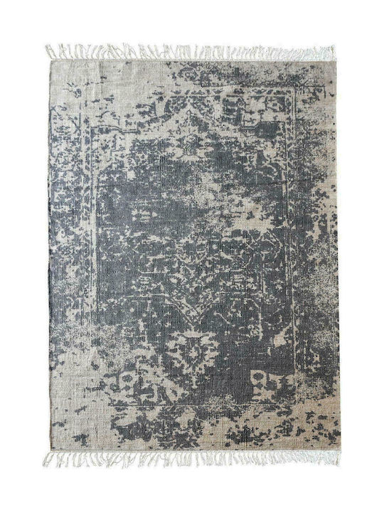 Artekko Tomsa Rug Rectangular with Fringes Grey Natural