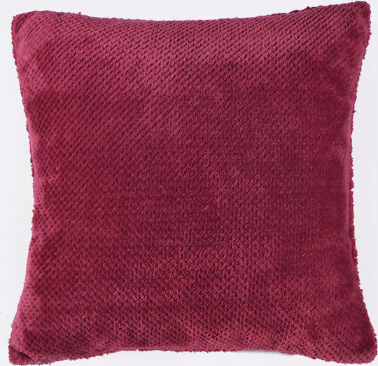 Rythmos Μαξιλαροθήκη Alvaro Burgundy 50x50εκ. Rythmos Μαξιλαροθήκη Alvaro Burgundy 50x50εκ.