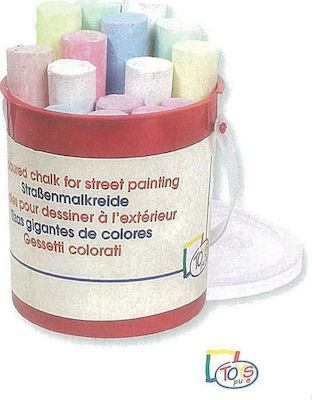 Goki Set 15 Colored Chalk