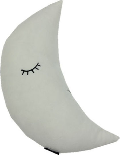 Minene Crib Decorative Pillow Moon White 45x28cm