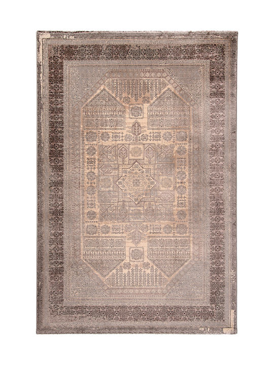 Viokarpet Damier Rug Rectangular 11017/C02 Cream