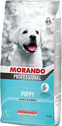 Morando Professional Dog Puppy 15kg Hrană Uscată pentru Cățeluși cu Pui