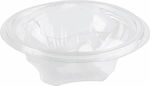 Disposable Plastic PET Tableware for Salads 375ml Transparent 75pcs