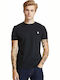 Timberland Dun River T-shirt Bărbătesc cu Mânecă Scurtă Negru