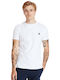 Timberland Dun River T-shirt Bărbătesc cu Mânecă Scurtă Alb