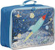 A Little Lovely Company Baby Necessities Toiletry Bag Glitter Space Blue 1pcs