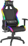 Genesis Trit 500 RGB Καρέκλα Gaming Δερματίνης με RGB Φωτισμό Μαύρη