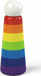 Lund London Skittle Bottle Thermos Bottle 500ml Rainbow 7300