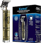 Kemei Professional Rechargeable Hair Clipper Gold ΚΜ-1974A