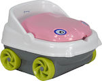 Bebe Stars Car Potty Musical Car with Music & Lid Pink