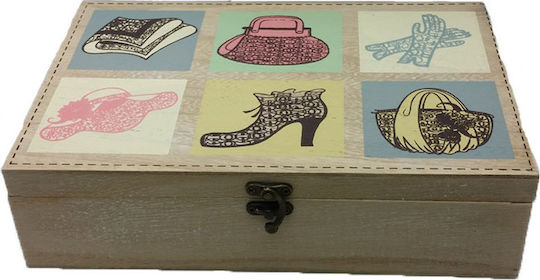 SP Souliotis Wooden Sewing Box 30x20cm