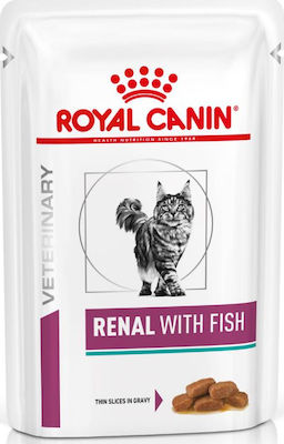 Royal Canin Renal Wet Food for Adult Cat in Pouch with Fish 85gr 3614010