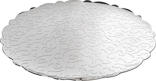 Alessi Dressed Inoxidabil Rotund Tavă de Servire în Culoare Argintiu 26x26cm MW07/26 1buc