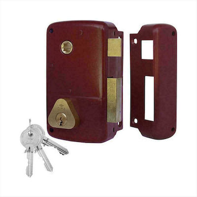 Cisa Boxed Lock in color Red