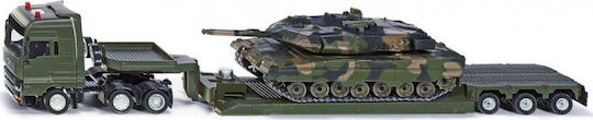 Siku Om Masinute Low Loader Rezervor Oțel Rezervor 1:50 Militară