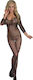 Softline Dragonfly Bodystocking Sexy Plasă Negru