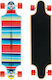 Osprey Twin Tip Stripe 8.5" Komplett Longboard Mehrfarbig