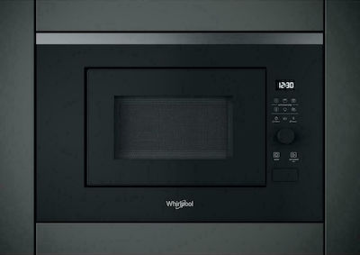 Whirlpool WMF201G Built-in Microwave Oven with Grill 20lt Black